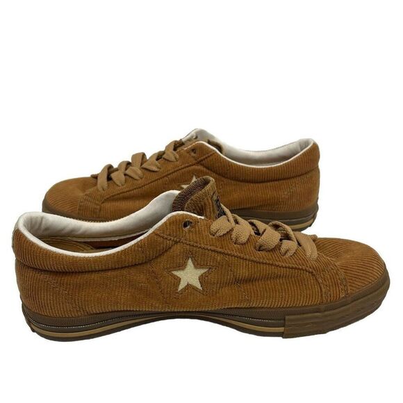 Converse All Star Chuck Taylor Low Sneakers Brown Corduroy Women's‎ 7.5/Mens 6 - Picture 2 of 11